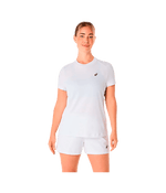 T shirt Asics Court SS Brilliant White Women 2025 Padel Clothes Asics Padel