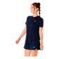 T shirt Asics Court SS Midnight Women 2025 Padel Clothes Asics Padel
