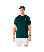 T shirt Asics Court SS Saxon Green 2025 Padel Clothes Asics Padel