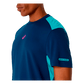 T shirt Asics Padel Court SS Mako Blue 2025 Padel Clothes Asics Padel