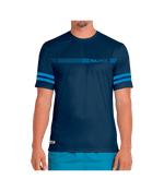 T shirt Bullpadel Berro Blue marino 2025 Padel Clothes Bullpadel