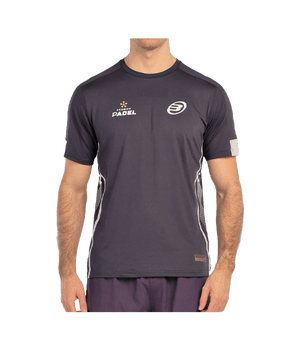 T shirt Bullpadel Borni Black Carbón 2025 Padel Clothes Bullpadel