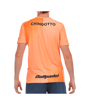 T shirt Bullpadel Chingotto 25V Papaya 2025 Padel Clothes Bullpadel