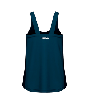 T shirt de tirantes HEAD mujer Spirit Blue Marino 2025 Padel Clothes Head