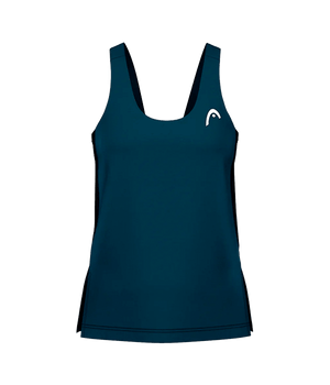 T shirt de tirantes HEAD mujer Spirit Blue Marino 2025 Padel Clothes Head