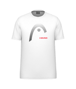 T shirt HEAD Carl White 2025 Padel Clothes Head