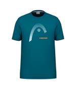 T shirt HEAD Club Carl Green 2025 Padel Clothes Head