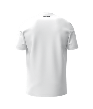 T shirt HEAD Club Original Blanca 2025 Padel Clothes Head