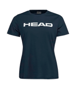 T shirt Head Club Original Women Blue Oscuro Club 2025 Padel Clothes Head