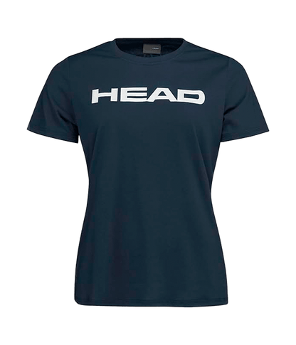 T shirt Head Club Original Women Blue Oscuro Club 2025 Padel Clothes Head