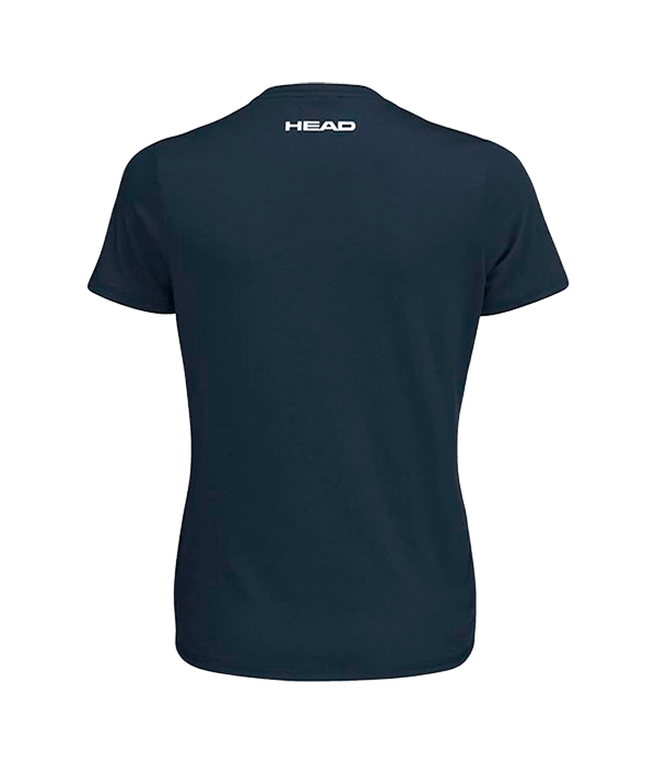 T shirt Head Club Original Women Blue Oscuro Club 2025 Padel Clothes Head