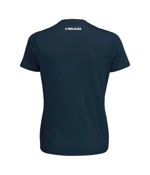 T shirt Head Club Original Women Blue Oscuro Club 2025 Padel Clothes Head
