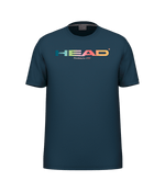 T shirt Head Rainbow Blue Marino 2025 Padel Clothes Head