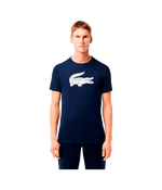 T shirt Lacoste Regular Fit Algodon Blue Marino 2025 Padel Clothes Lacoste