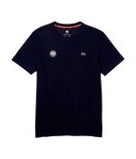 T shirt Lacoste Roland Garros Blue Marino 2025 Padel Clothes Lacoste