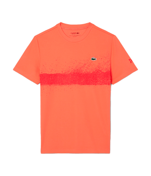 T shirt Lacoste Tee Novak Djokovic Red 2025 Padel Clothes Lacoste