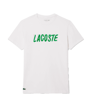 T shirt Lacoste Ultra Dry White 2025 Padel Clothes Lacoste