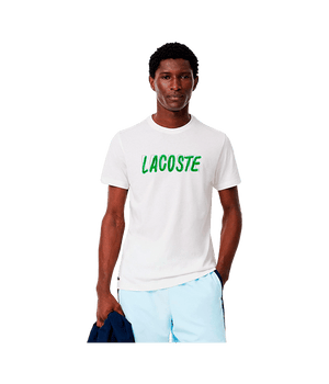 T shirt Lacoste Ultra Dry White 2025 Padel Clothes Lacoste
