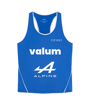 T shirt Oysho Alejandra Salazar Blue 2025 Padel Clothes Oysho