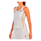 T shirt Tirantes Bullpadel Acora Women White 2025 Premier Padel Padel Clothes Bullpadel
