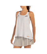 T shirt Tirantes Bullpadel Agore Women White 2025 Padel Clothes Bullpadel