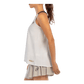 T shirt Tirantes Bullpadel Agore Women White 2025 Padel Clothes Bullpadel