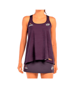 T shirt Tirantes Bullpadel Agore Women Black Carbón 2025 Padel Clothes Bullpadel