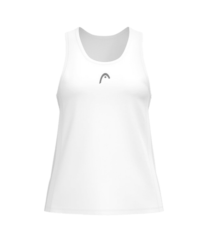 T shirt Tirantes Head Club 25 Tech Women White 2025 Padel Clothes Head