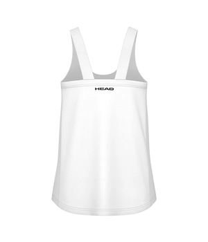 T shirt Tirantes HEAD Spirit Women White 2025 Padel Clothes Head