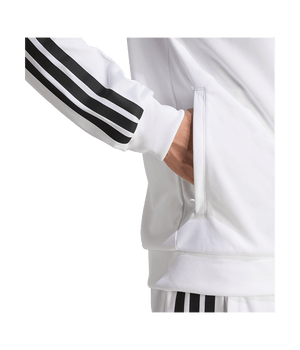 Jacket Adidas 3S Knit White 2025 Padel Clothes Adidas