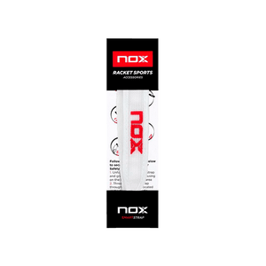 Racket Strap NOX Luxury White/Red Racket Strap Nox