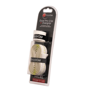 Dual Grip y Overgrip SHOCKOUT White Accessories ShockOut