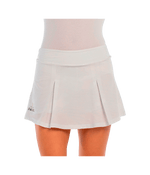 Skirt Bullpadel Adoso White 2025 Premier Padel Padel Clothes Bullpadel
