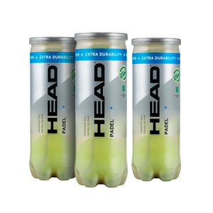 HEAD PADEL PRO + Padel Balls Pack of 3 Balls Head