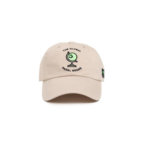 Lok The Globe Beige Cap Accessories Lok