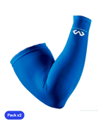 McDavid Blue Compression Sleeves (x2) Court & Training Mc David