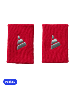 Adidas Largas Red (Pack x2) Wristband Wristband Adidas
