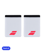Babolat Jumbo Blancas Logo Red (Pack x2) Wristband Wristband Babolat