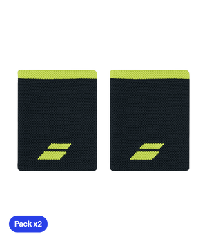 Babolat Jumbo Gris/Yellow 2024 (Pack x2) Wristband Wristband Babolat