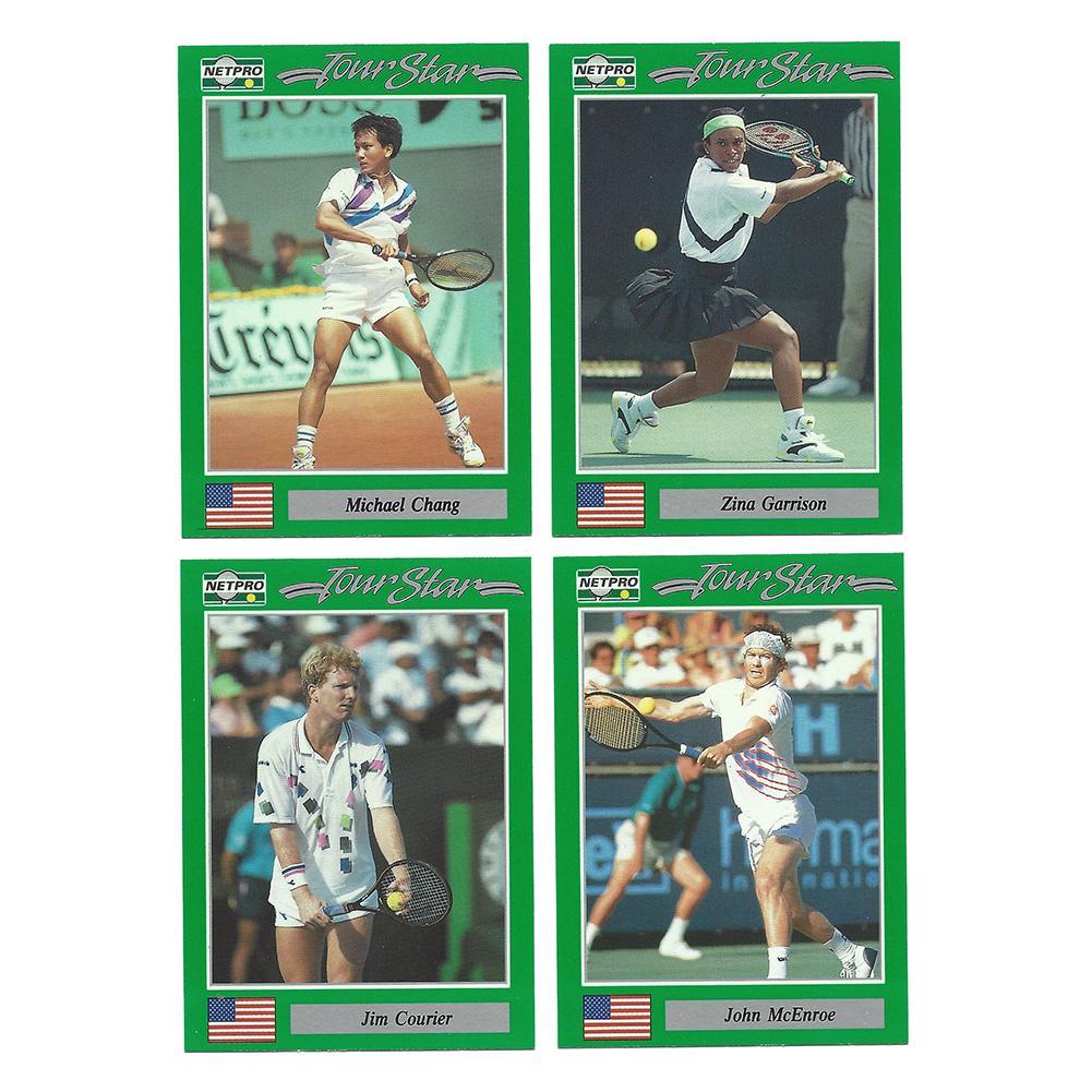 NETPRO Tour Stars Tennis Collector Card Set 1991 Memorabilia Netpro