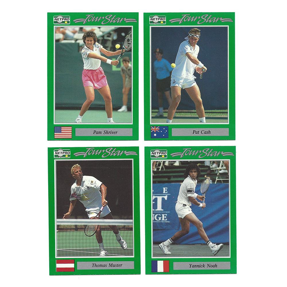 NETPRO Tour Stars Tennis Collector Card Set 1991 Memorabilia Netpro