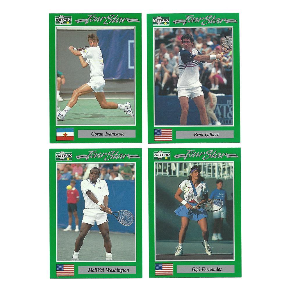 NETPRO Tour Stars Tennis Collector Card Set 1991 Memorabilia Netpro