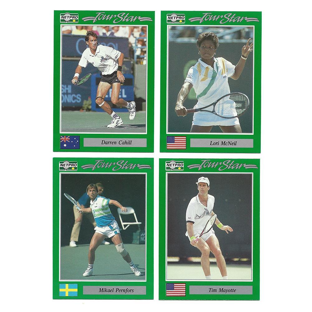 NETPRO Tour Stars Tennis Collector Card Set 1991 Memorabilia Netpro