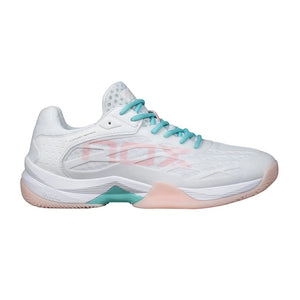 NOX AT10 LUX White/ Turquoise 2024 Padel Shoes Padel Shoes Nox