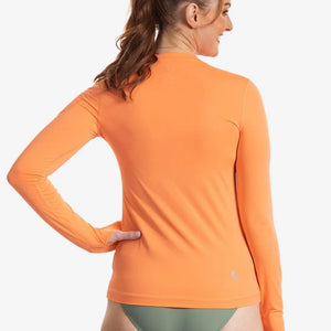 Women`s 24/7 Long Sleeve Tennis Crew Apparel BloqUV