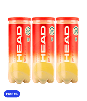 HEAD Championship Padel Balls (Pack x3) Padel Balls Head