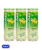 HEAD Stage 1 Balls (Pack x3) Padel Balls Head