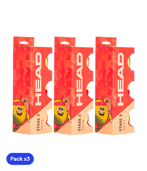 HEAD Stage 3 Balls(Pack x3) Padel Balls Head