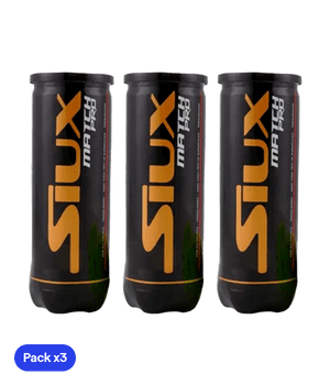 Siux Match Pro Balls (Pack x3) Padel Balls Siux