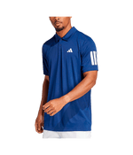 Polo Adidas Club 3STR Blue Marino 2025 Padel Clothes Adidas
